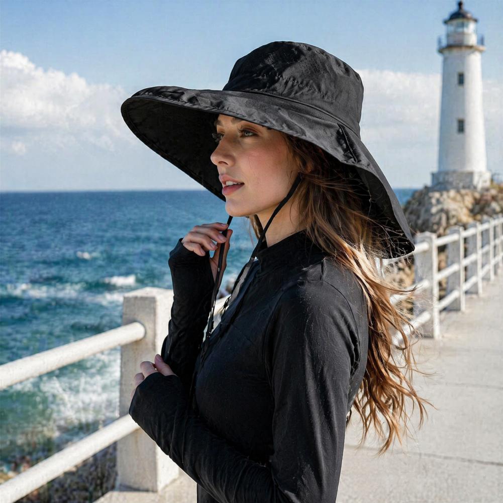 Breathable Mesh Fishing Hat Wo - Hat Floppy Wide review and price