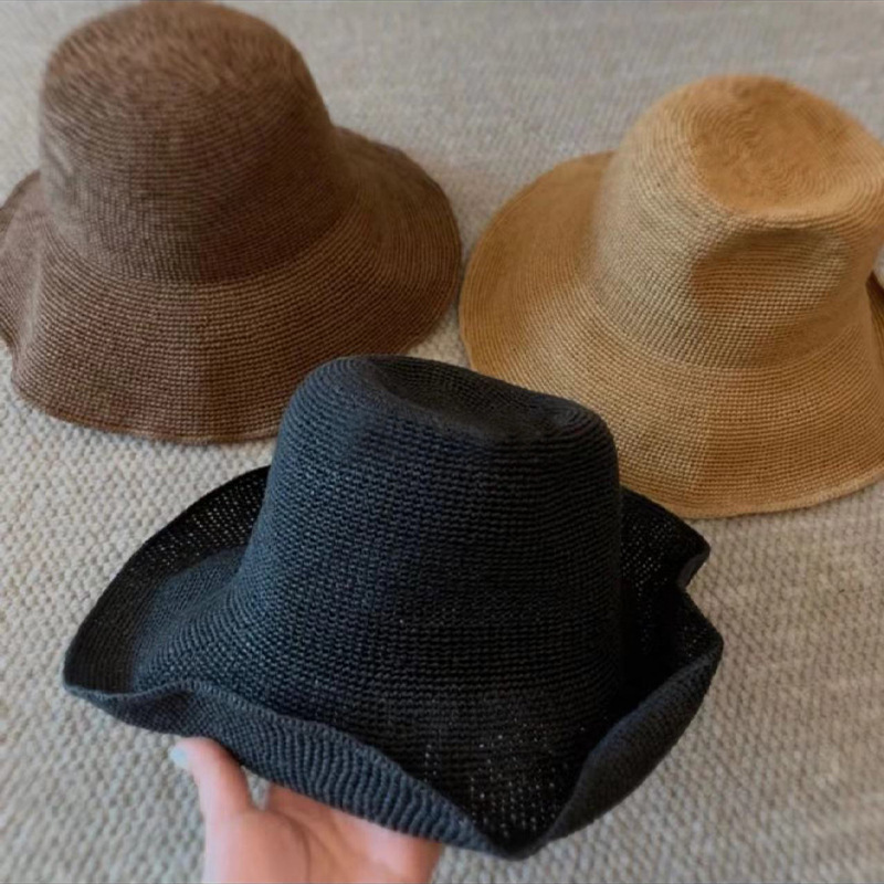 2025 new paper straw sun hat w - Hat Floppy Wide review and price