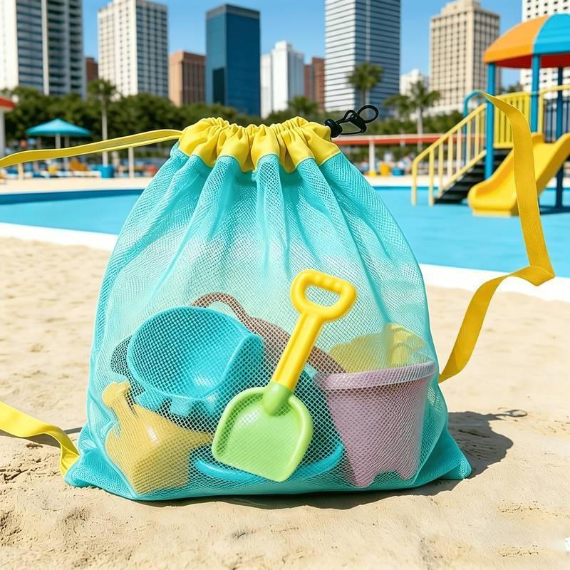 Large Capacity Portable Mesh B - Tote Bag Beach review and price